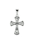 zilver geoxideerd hanger oxi kruis 1101640 - PansiteNederland.nl