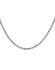 Zilver Geoxideerd Collier Oxi Vossestaart 2,0 mm 1101663