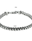 Zilver Geoxideerd Armband Oxi Gourmette 4,6 mm 1101670 - PansiteNederland.nl