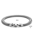 Zilver Geoxideerd Armband Oxi Vossestaart 7,2 mm 1101750