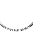 Zilver Geoxideerd Collier Oxi Gourmette 6-Zijdes Geslepen 4,6 mm 1101766 - PansiteNederland.nl