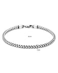 Zilver Geoxideerd Armband Oxi Mat 3,0 mm 1101814