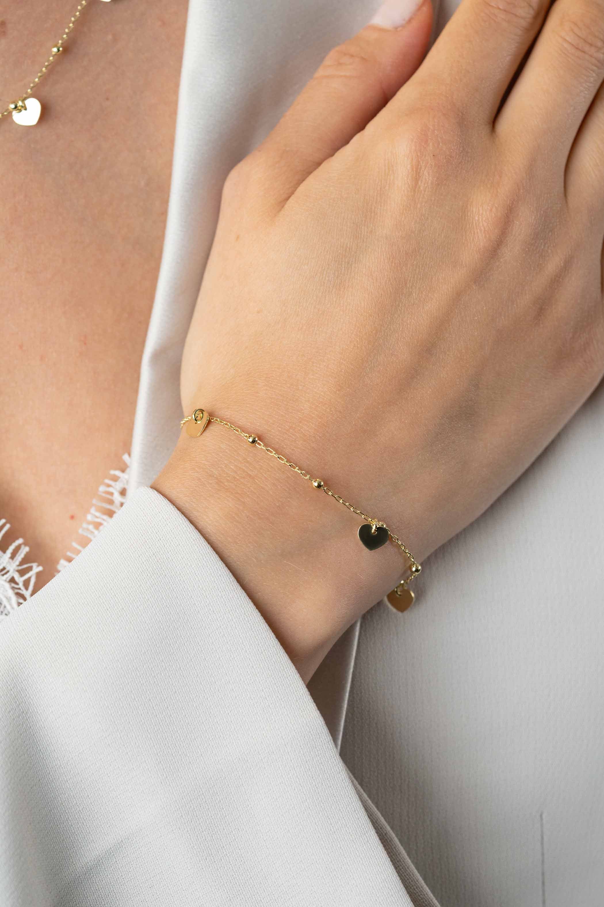 ZINZI Verguld Zilveren Armband 17 - 20 cm - ZIA2531G