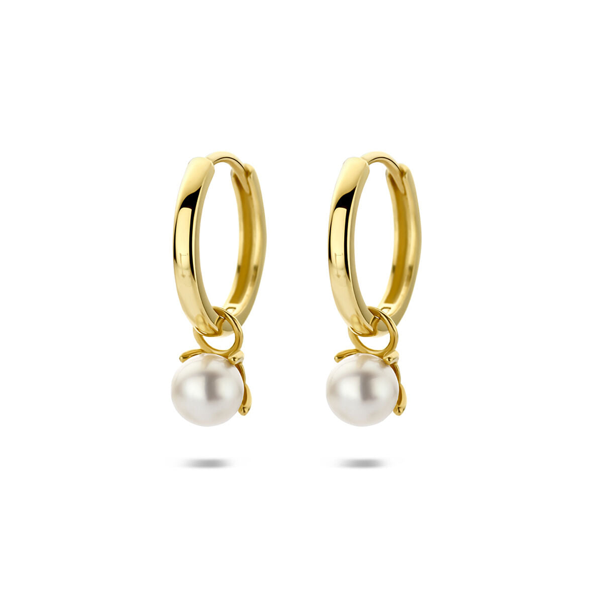 Fantasy Collection Oorbellen parel 18 mm 14K geelgoud