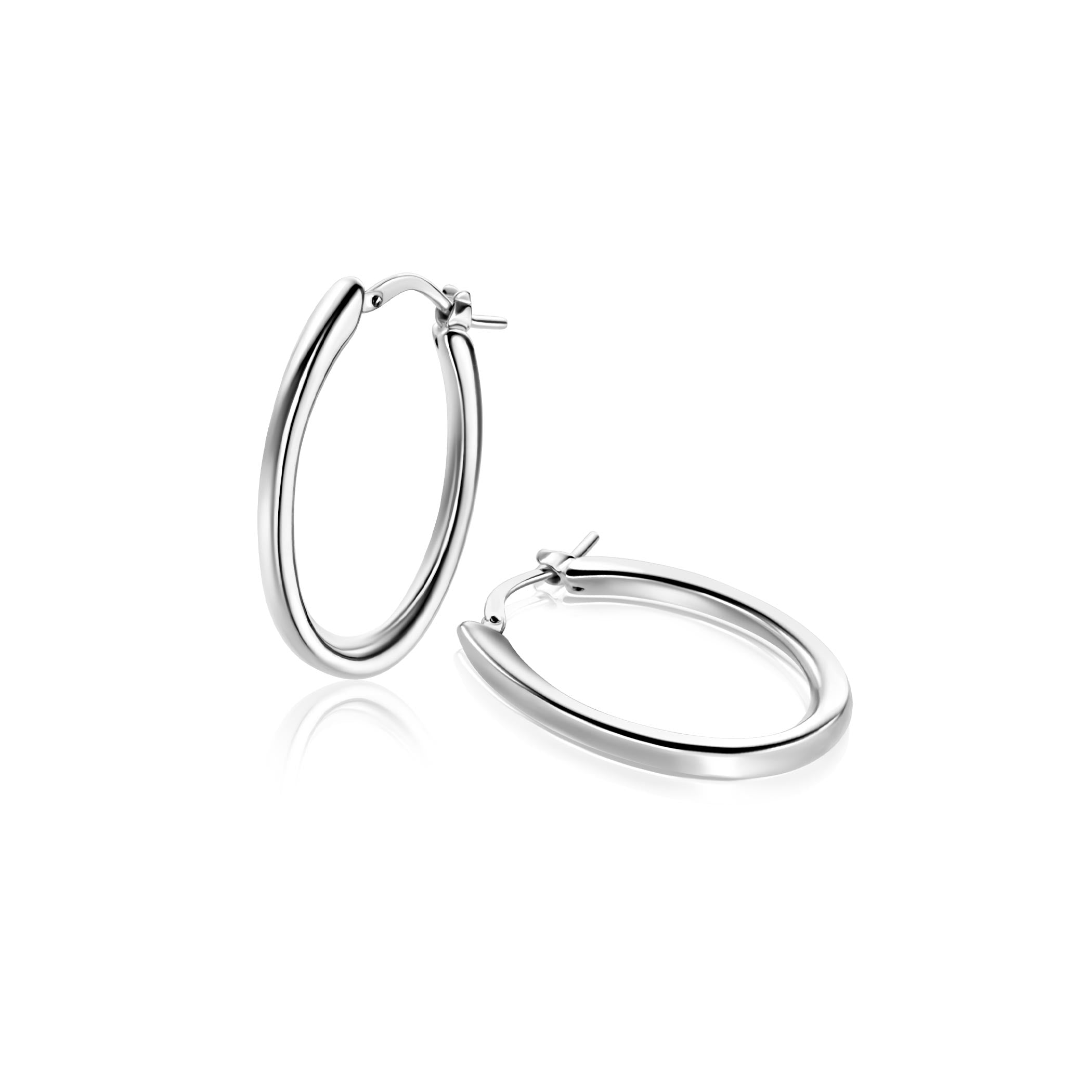 ZINZI Zilveren Oorbellen 28mm - ZIO2700