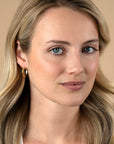 Zinzi gold plated zilveren oorringen gladde met ronde buis 3mm met luxe klapsluiting 20mm – ZIO2602G - PansiteNederland.nl