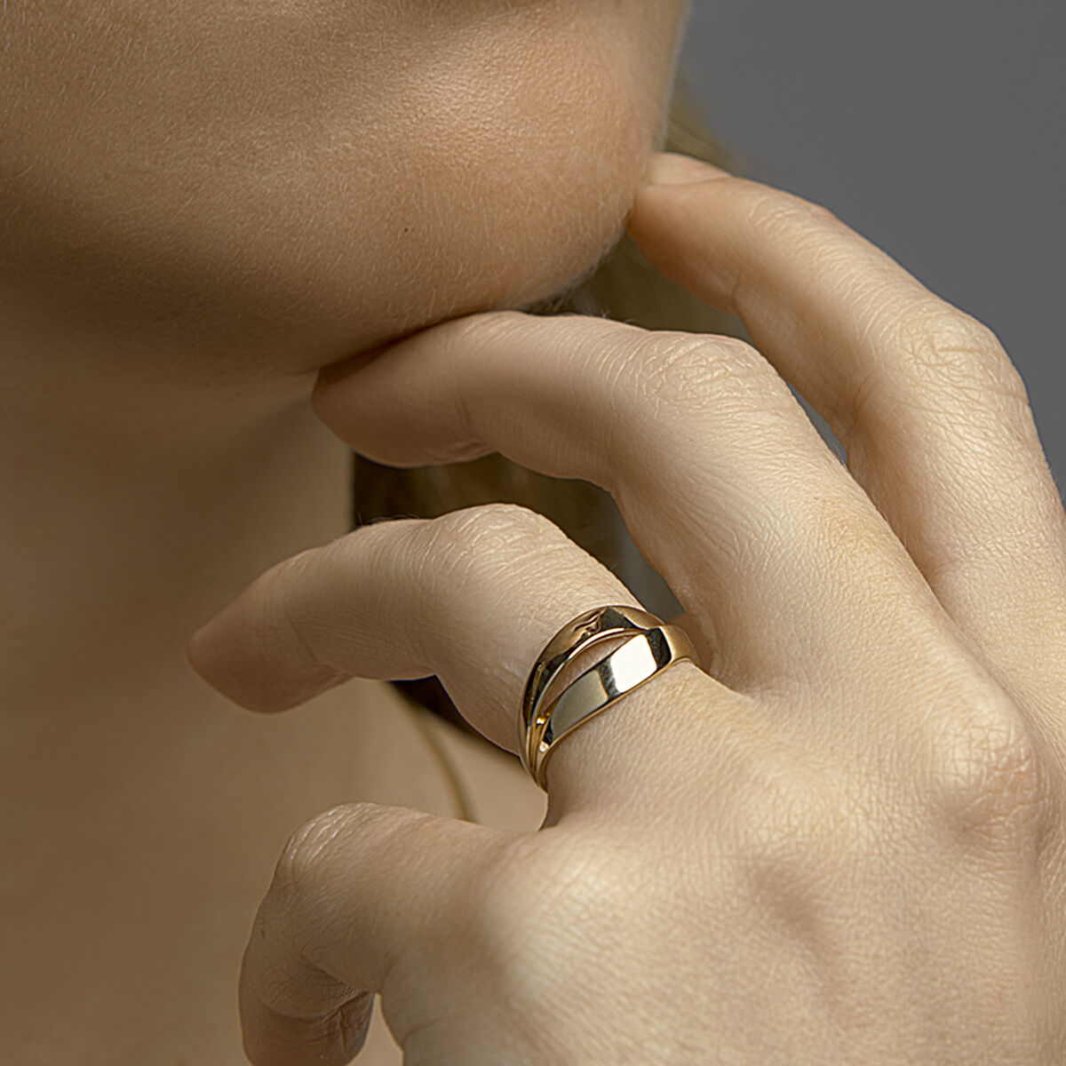 14K Geelgouden Ring - 4022836