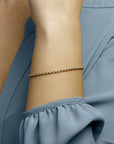 14K Geelgouden koord armband 19 cm - 2,7 mm 4018419