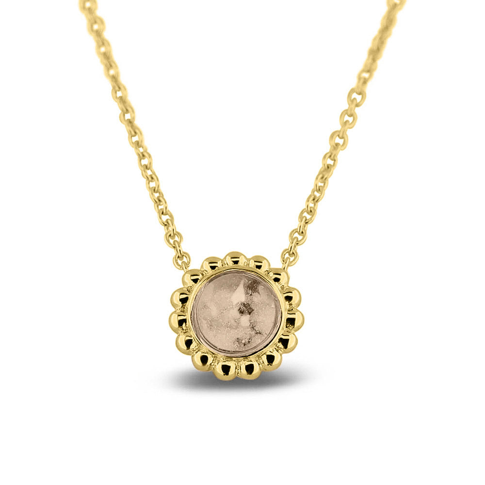 See You Gouden ronde ashanger met parelrand – 130 – afbeelding 1