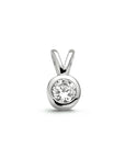 zilver gerhodineerd hanger zirkonia 1300468 - PansiteNederland.nl