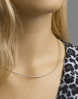 zilver gerhodineerd collier omega rond 1,4 mm 1300652