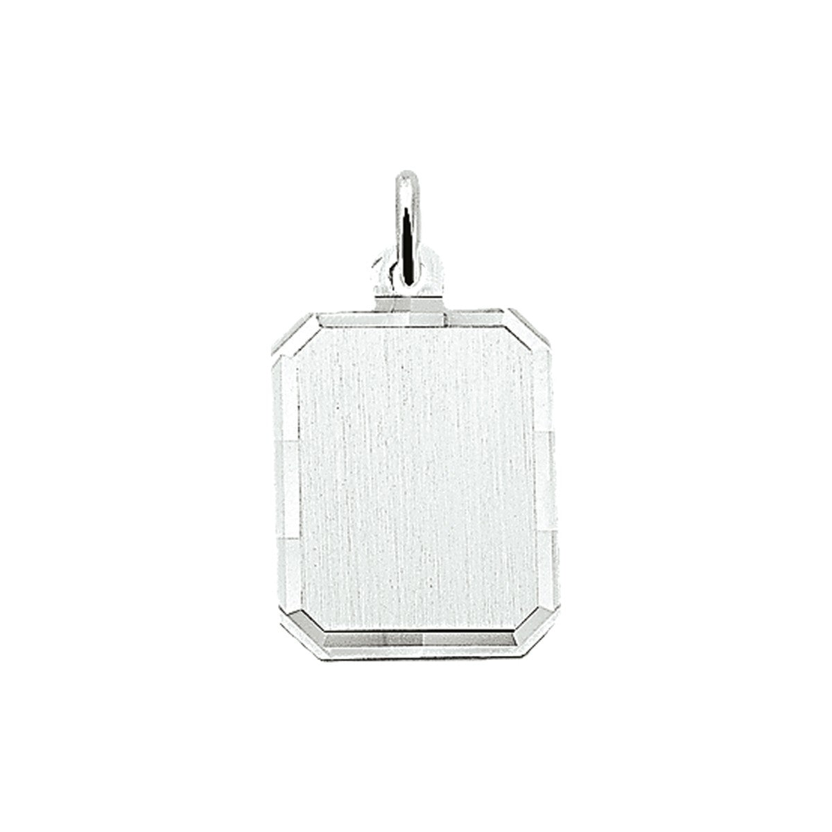 zilver gerhodineerd graveerhanger gediamanteerd 1304635 - PansiteNederland.nl
