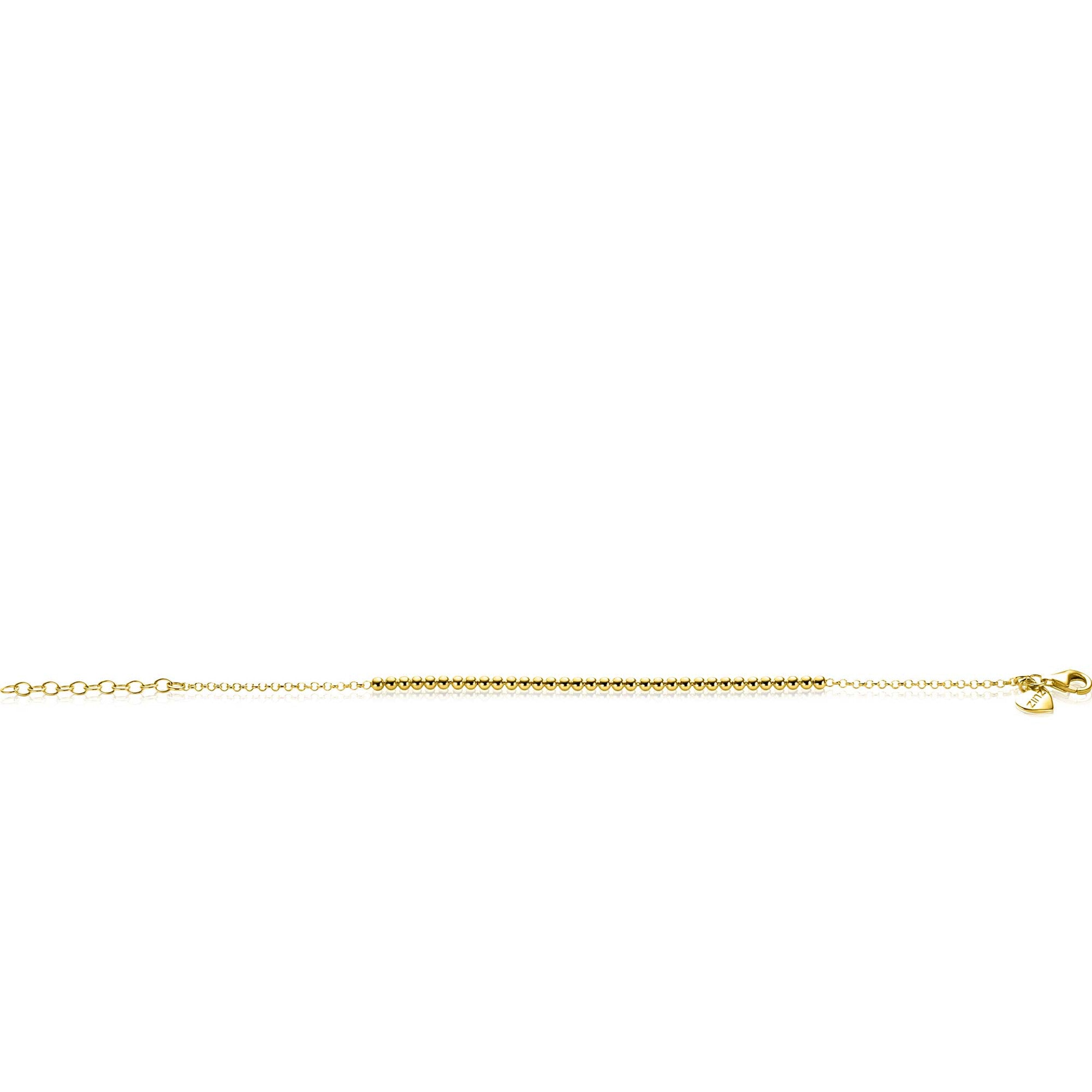 ZINZI Verguld Zilveren Armband 16-19 cm - ZIA2640G