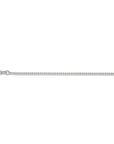 Zilver Gerhodineerd Collier Gourmette 4-Zijdes Geslepen 1,8 mm 1306150 - PansiteNederland.nl