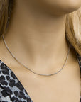 Zilver Gerhodineerd Collier Gourmette 4-Zijdes Geslepen 1,8 mm 1306150 - PansiteNederland.nl