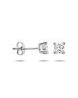 Zilveren Oorknoppen gerhodineerd zirkonia 4mm - PSN1323062