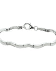 Zilver Gerhodineerd Armband Poli/Mat 4,2 Mm 19 Cm 1306904