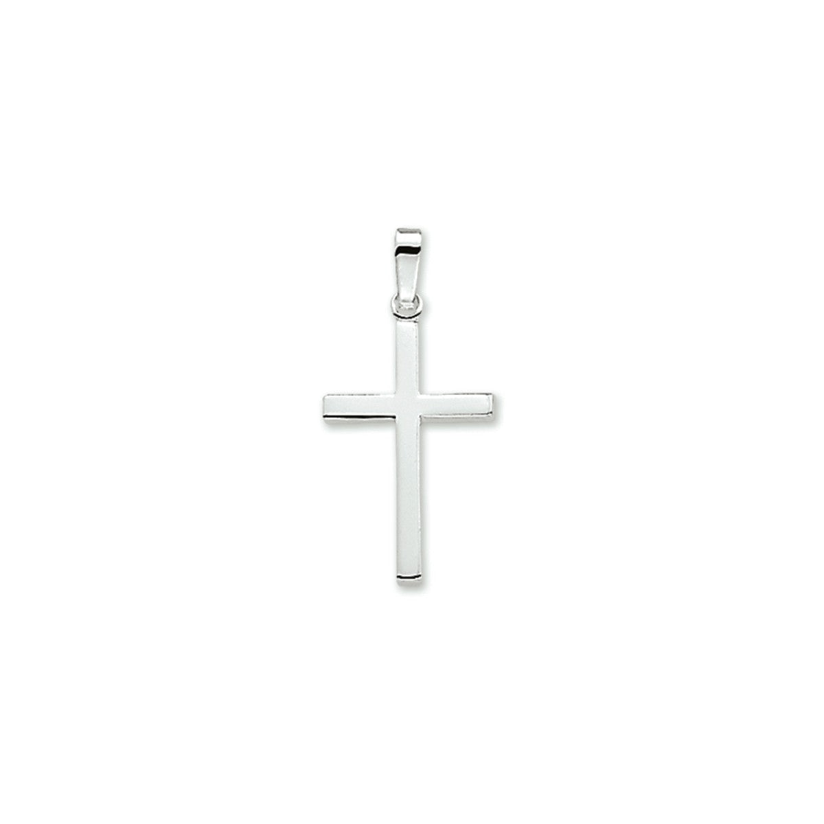 zilver gerhodineerd hanger kruis 1307370 - PansiteNederland.nl