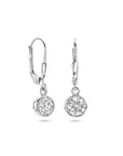 Zilver Gerhodineerd Oorhangers Zirkonia Brisur Haak 1308083 - PansiteNederland.nl