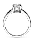 Gerhodineerd Zilver Ring Met Zirkonia 1308553 - PansiteNederland.nl