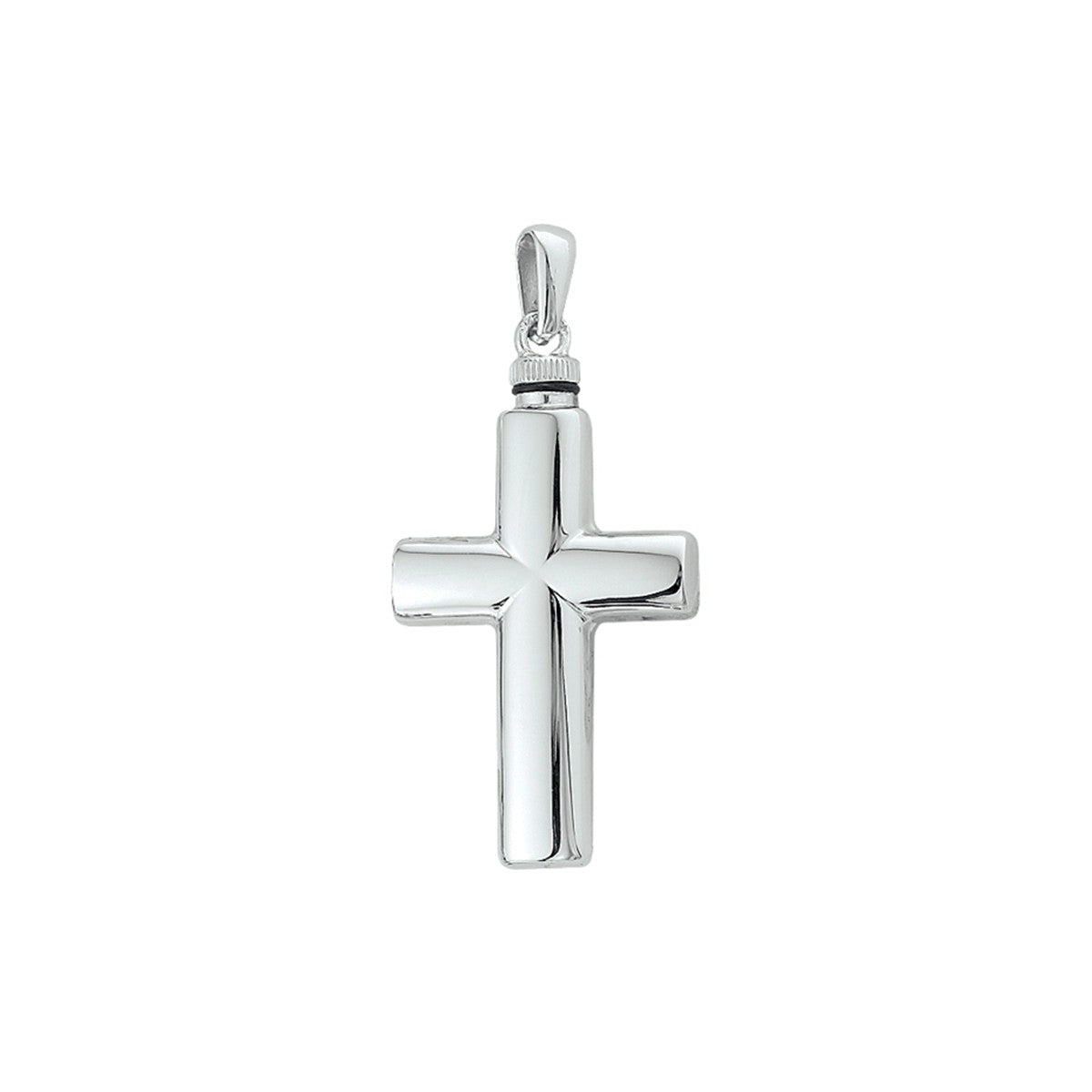 zilver gerhodineerd urnhanger kruis 1308825 - PansiteNederland.nl