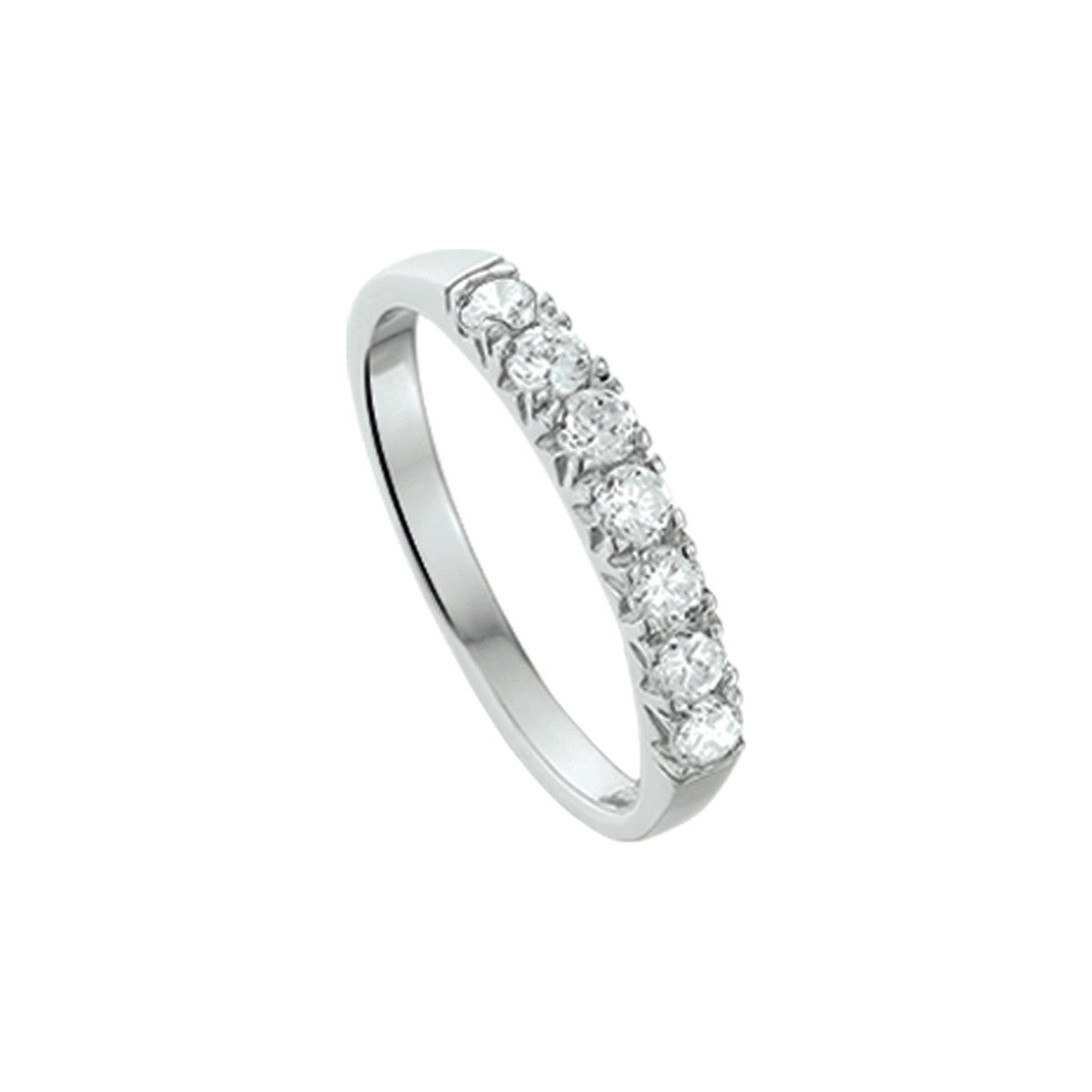 Ring zirkonia zilver gerhodineerd 2,5 mm – 1311558