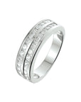 Gerhodineerd Zilver Ring Met Zirkonia 1313255 - PansiteNederland.nl