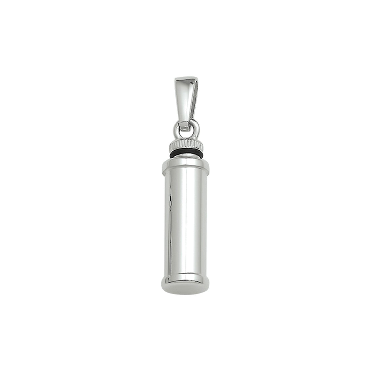 zilver gerhodineerd urnhanger koker 1312149 - PansiteNederland.nl
