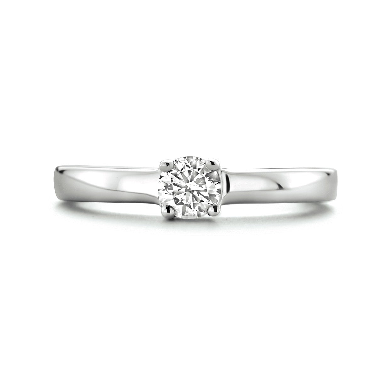 Gerhodineerd Zilver Ring Met Zirkonia 1311159 - PansiteNederland.nl