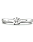 Gerhodineerd Zilver Ring Met Zirkonia 1311159 - PansiteNederland.nl