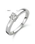 Gerhodineerd Zilver Ring Met Zirkonia 1311159 - PansiteNederland.nl