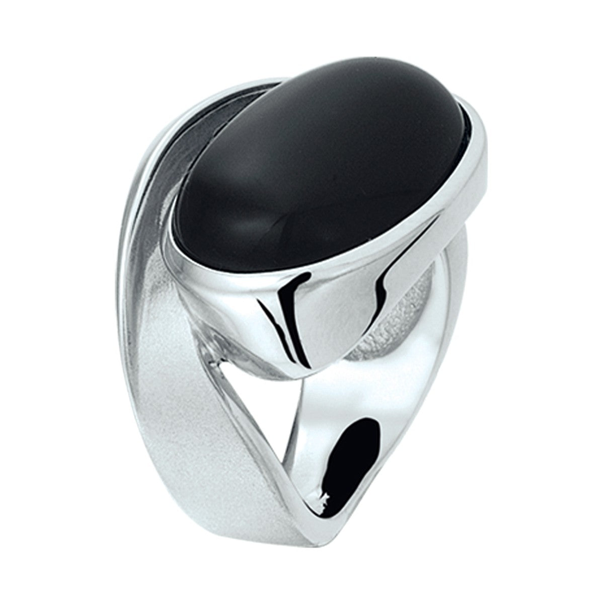 Gerhodineerd Zilver Ring Onyx 1313165 - PansiteNederland.nl