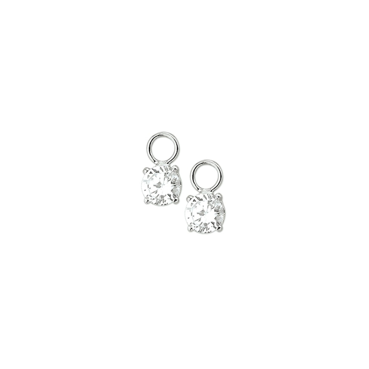 Zilver Gerhodineerd Oorringhangers Zirkonia 1313313 - PansiteNederland.nl