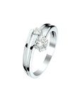 Gerhodineerd Zilver Ring Met Zirkonia 1314592 - PansiteNederland.nl