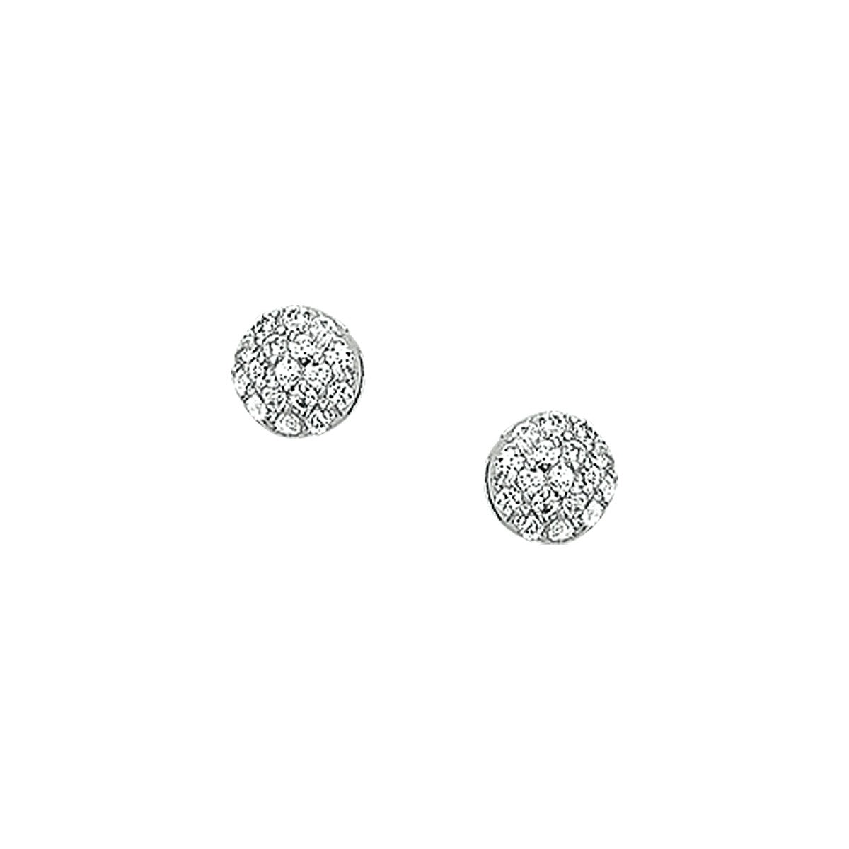 Zilver Gerhodineerd Oorknoppen Zirkonia 1314856 - PansiteNederland.nl