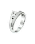 Gerhodineerd Zilver Ring Met Zirkonia Poli/Mat 1316164 - PansiteNederland.nl