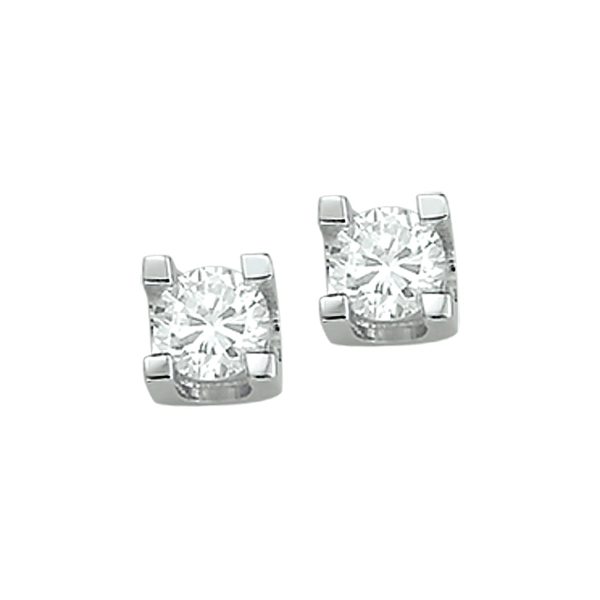 Zilver Gerhodineerd Oorknoppen Zirkonia 5 Mm 1316373 - PansiteNederland.nl