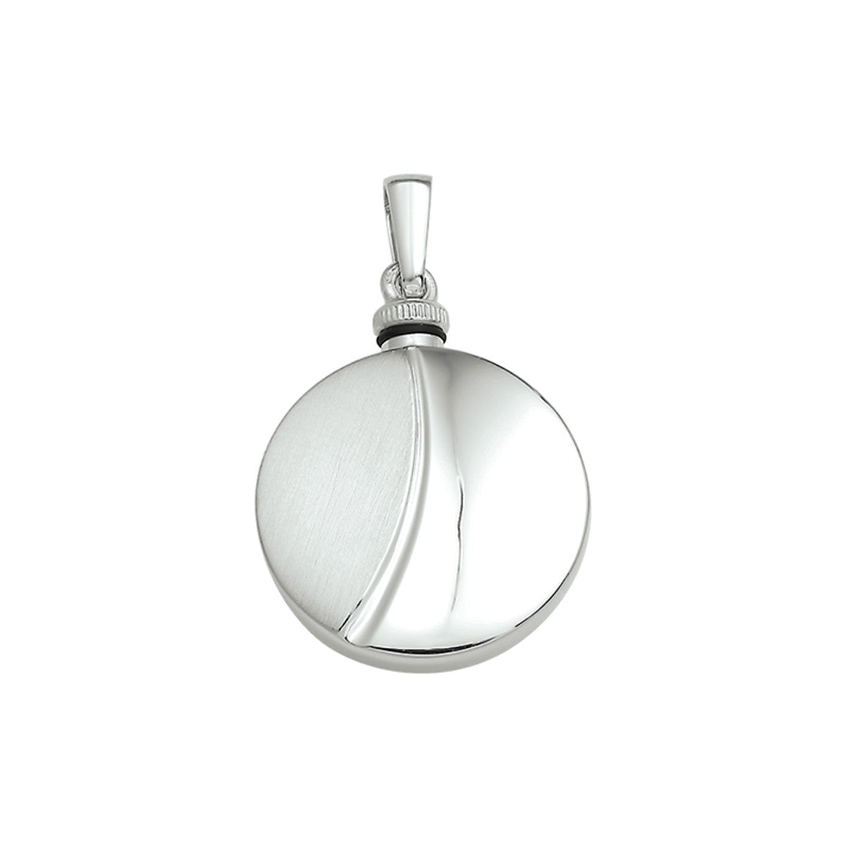zilver gerhodineerd urnhanger poli/mat 1317192 - PansiteNederland.nl