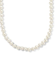 Zilver Gerhodineerd Collier Parel 6,5 mm 1318136 - PansiteNederland.nl
