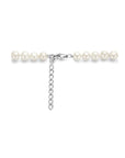 Zilver Gerhodineerd Collier Parel 6,5 mm 1318136 - PansiteNederland.nl