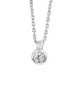 zilver gerhodineerd collier zirkonia 40 + 4 cm 1318366 - PansiteNederland.nl