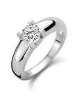 Gerhodineerd Zilver Ring Met Zirkonia 1318669 - PansiteNederland.nl