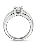 Gerhodineerd Zilver Ring Met Zirkonia 1318669 - PansiteNederland.nl