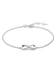 Zilver Gerhodineerd Armband Infinity Zirkonia 1318855