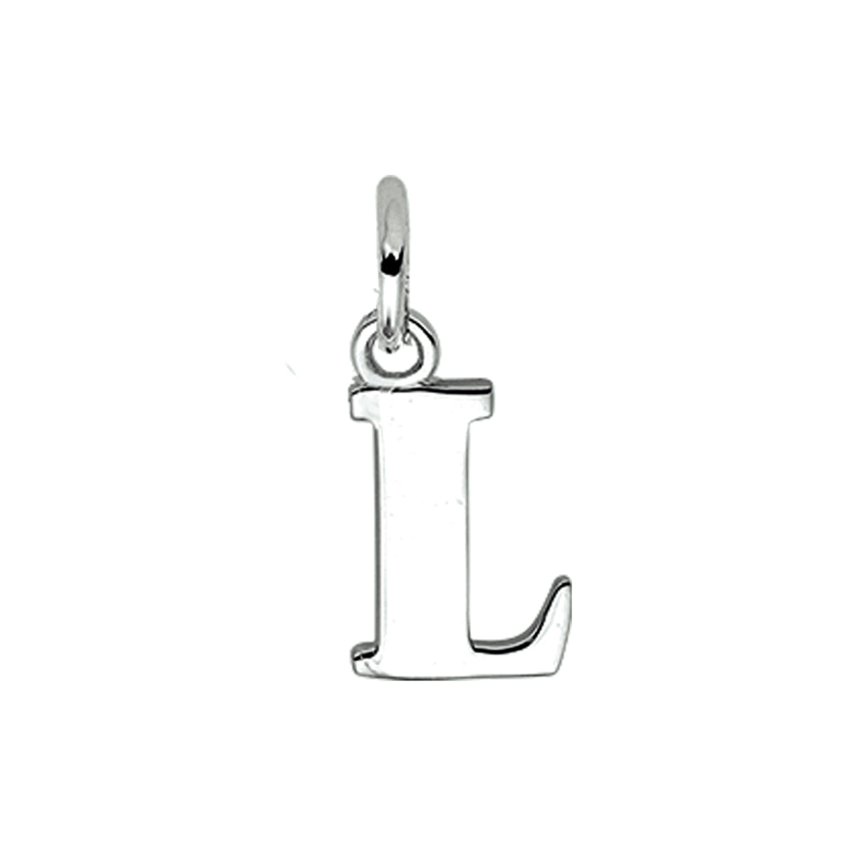 Hanger letter L 12,7 mm zilver #Letter_L