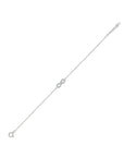 Zilver Gerhodineerd Armband Infinity Zirkonia 16 + 2,5 Cm 1319520 - PansiteNederland.nl