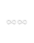 Zilver Gerhodineerd Oorknoppen Infinity 1319797 - PansiteNederland.nl
