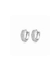 Zilver Gerhodineerd Klapoorringen Zirkonia 1320024 - PansiteNederland.nl