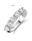 Gerhodineerd Zilver Ring Met Zirkonia 1320231 - PansiteNederland.nl
