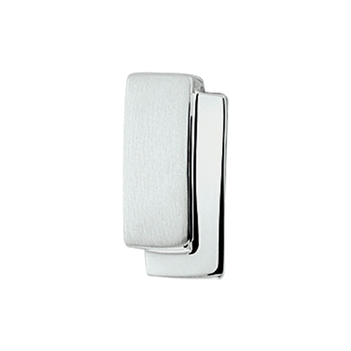 zilver gerhodineerd hanger poli/mat 1320435 - PansiteNederland.nl